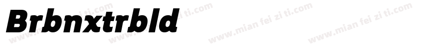 Boriboon Extrabold字体转换